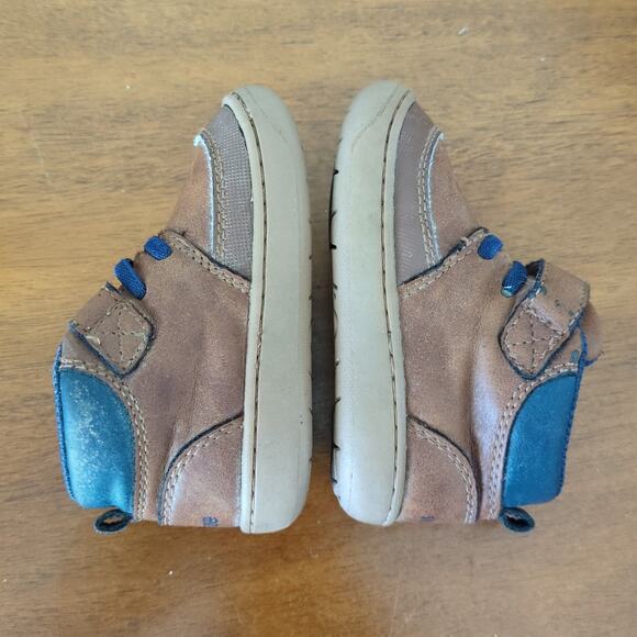 Baby Boys' Surprize by Stride Rite Branly Boots - Brown toddler size 4 medium - Picture 8 of 9